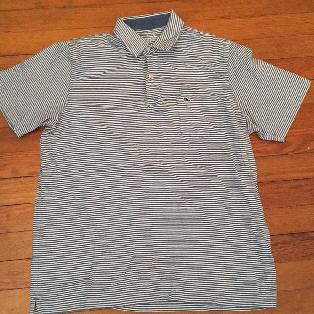 Men’s vineyard vines polo. Medium